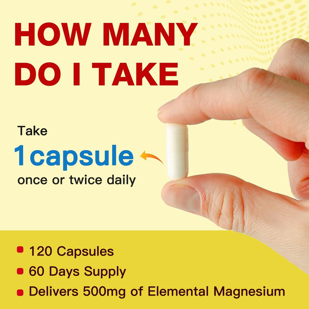 Vegan, non-GMO magnesium supplement packaging