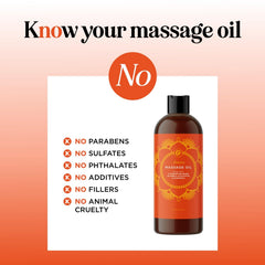 Vegan and non-GMO labeling on Arnica Massage Oil