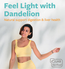 Vegan and Non-GMO dandelion root supplement