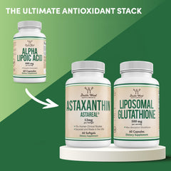 Vegan, non-GMO, gluten-free Alpha Lipoic Acid 600mg