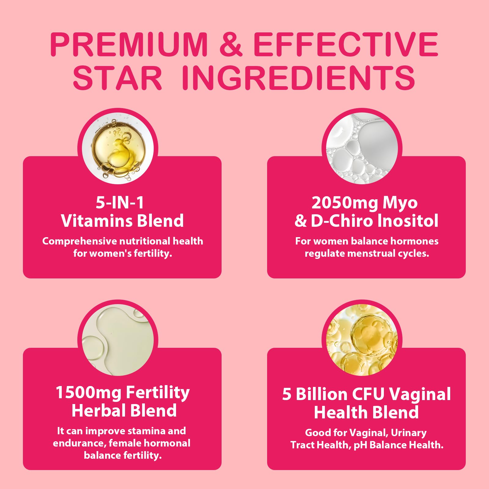 Vegan, non-GMO, gluten-free, gelatin-free fertility gummies