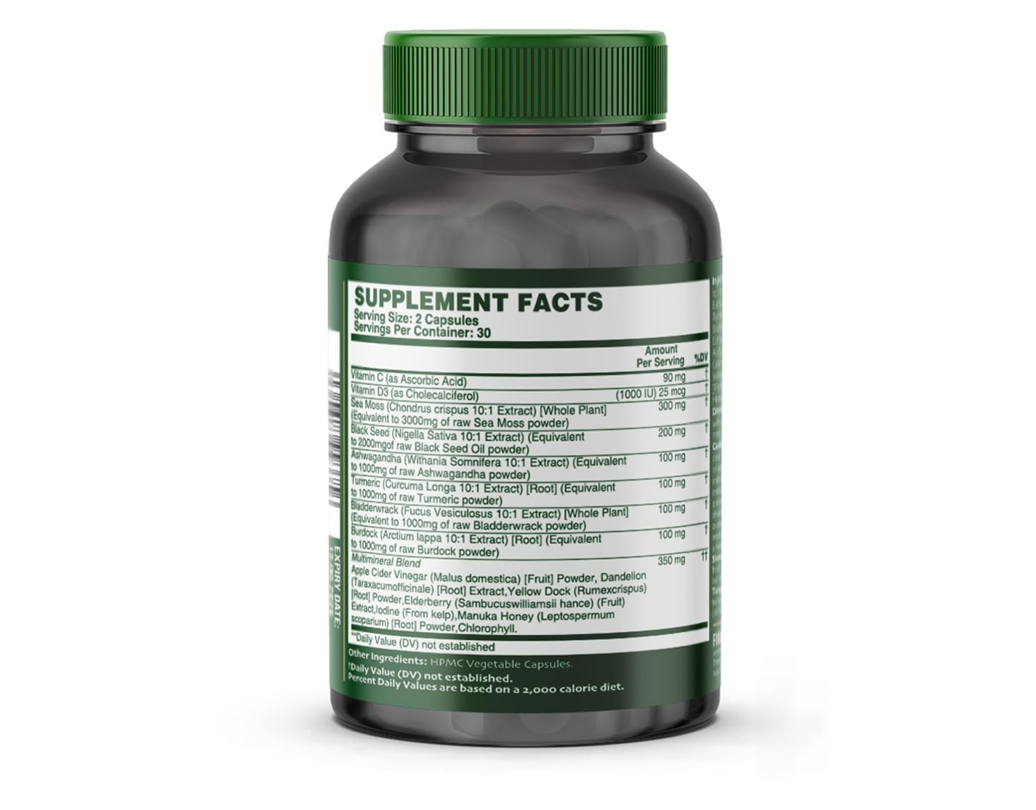 Vegan, non-GMO and gluten-free indicators on packaging
