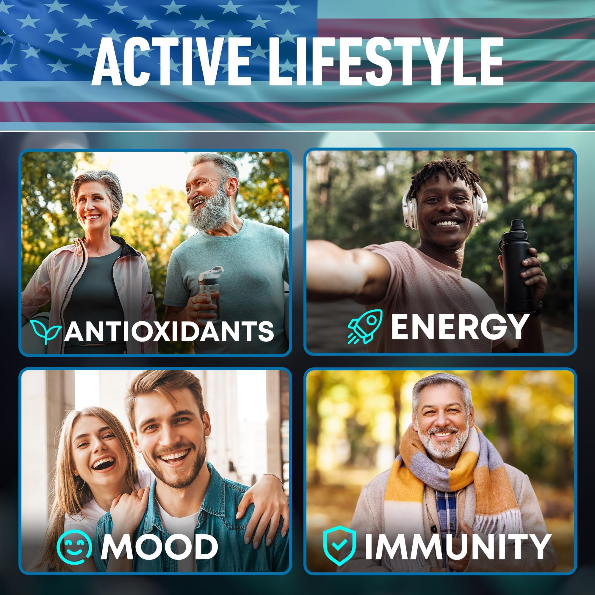 Vegan, non-GMO and gluten-free supplement label