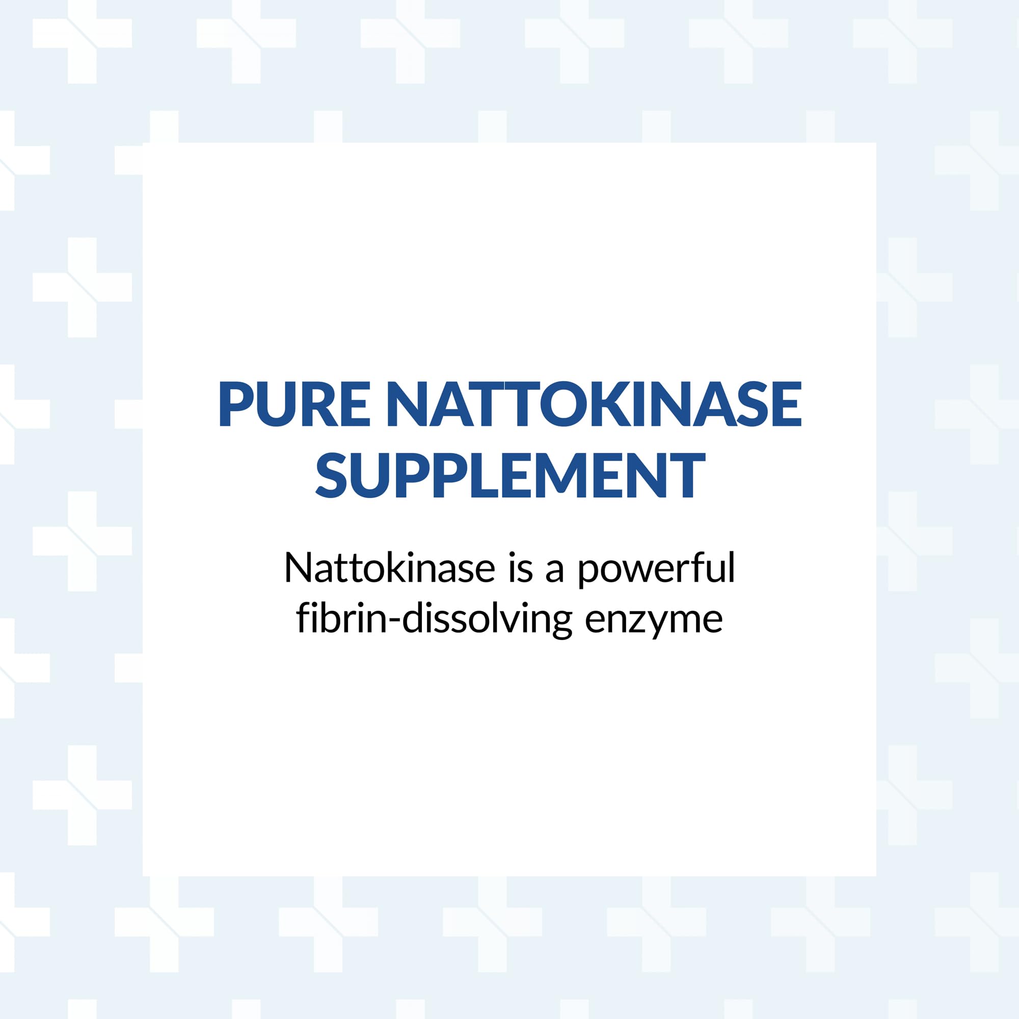 Vegan, non-GMO, kosher nattokinase supplement bottle label