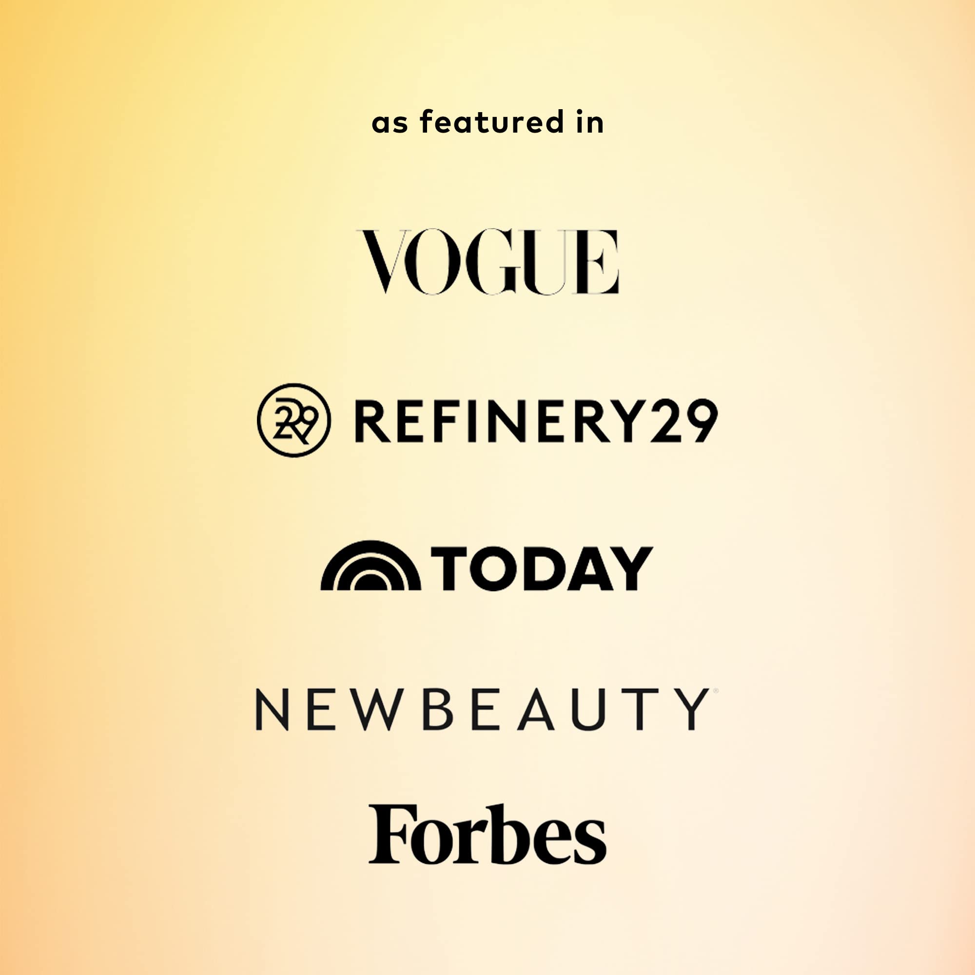 Vegan, non-GMO, paraben-free badge on product image