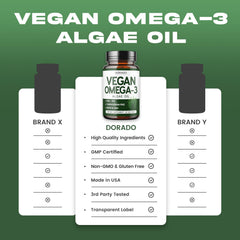 60-count vegan Omega-3 softgels packaging