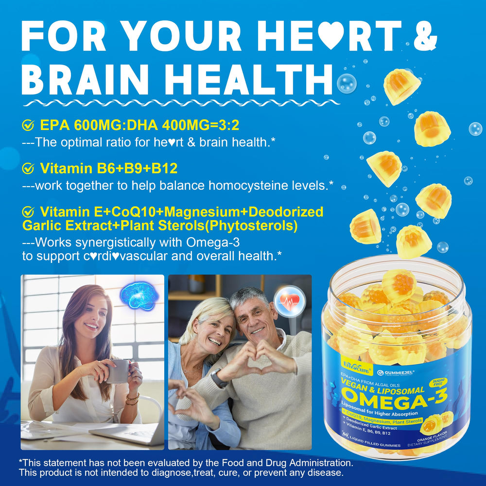 Algae oil omega-3 source label