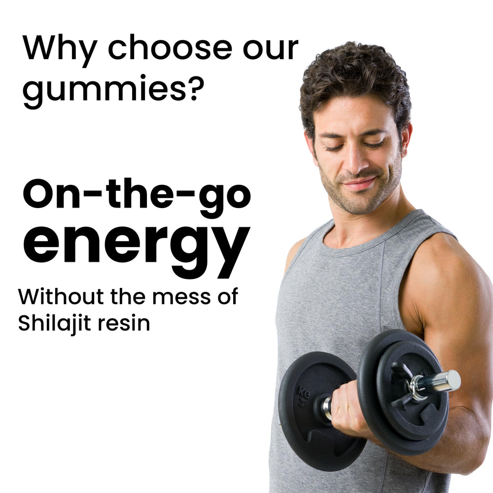 Vegan, organic, cruelty-free Shilajit gummies