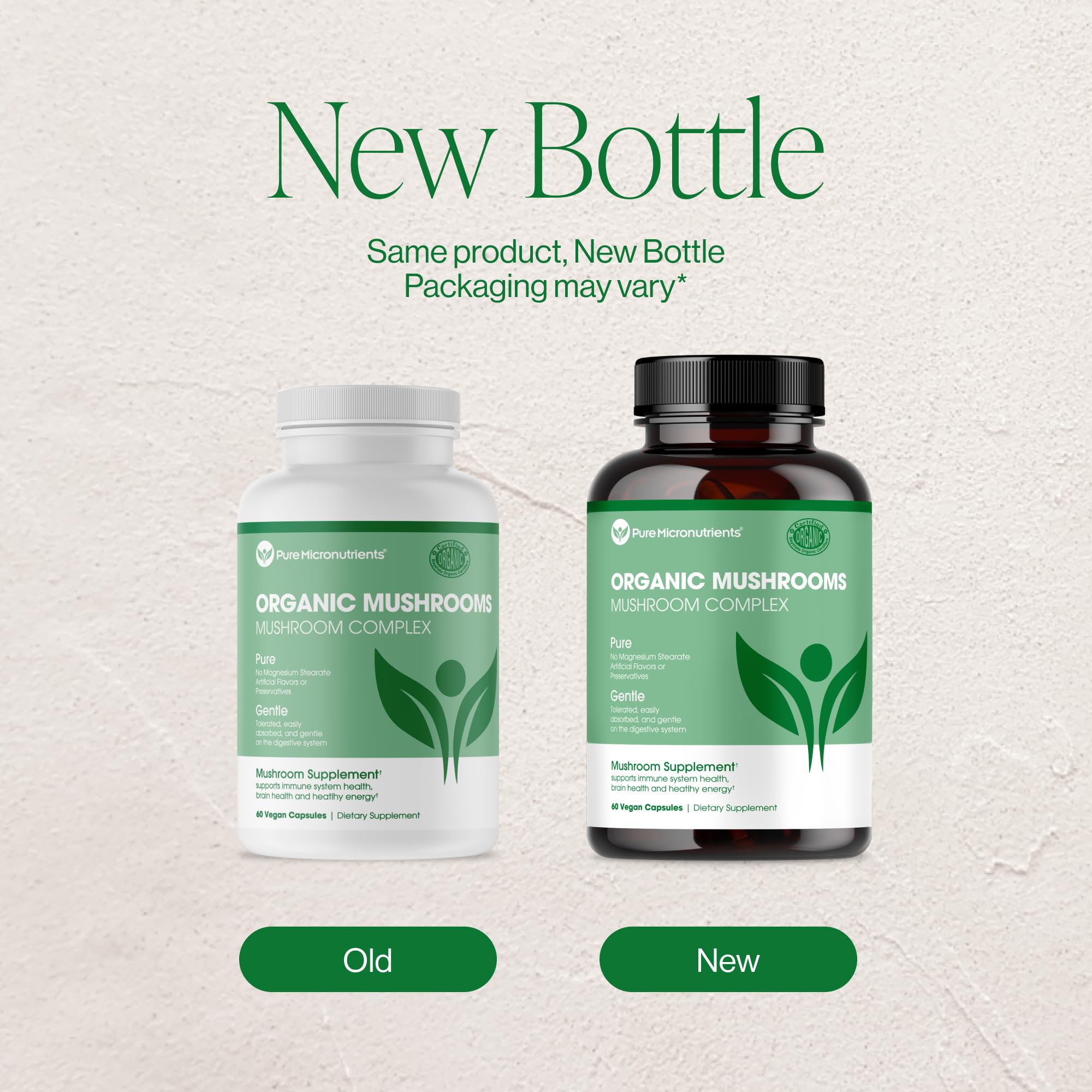Vegan mushroom pills designed for immune support and cognitive focus