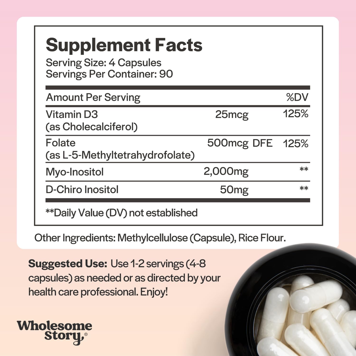 Close-up of vegan plant-derived capsules