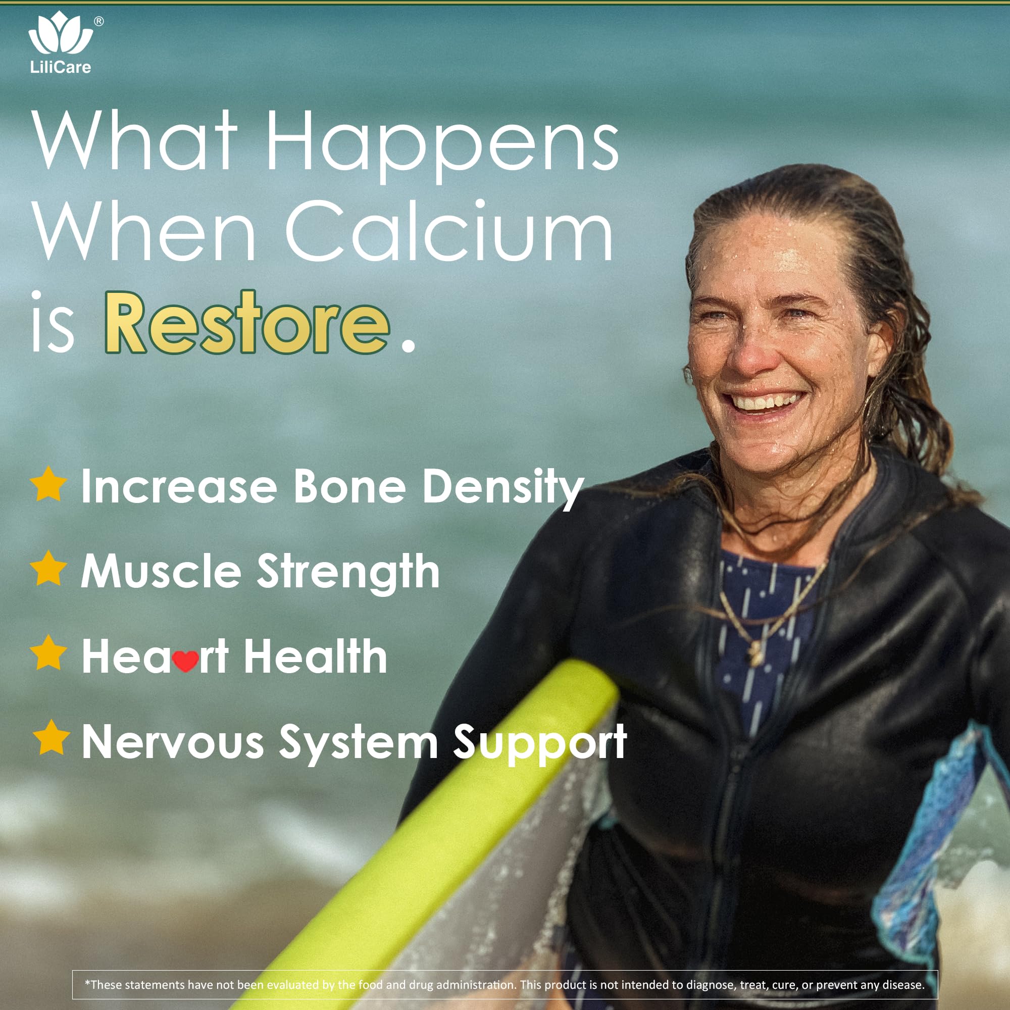 Vegan Society approved calcium supplement labeling