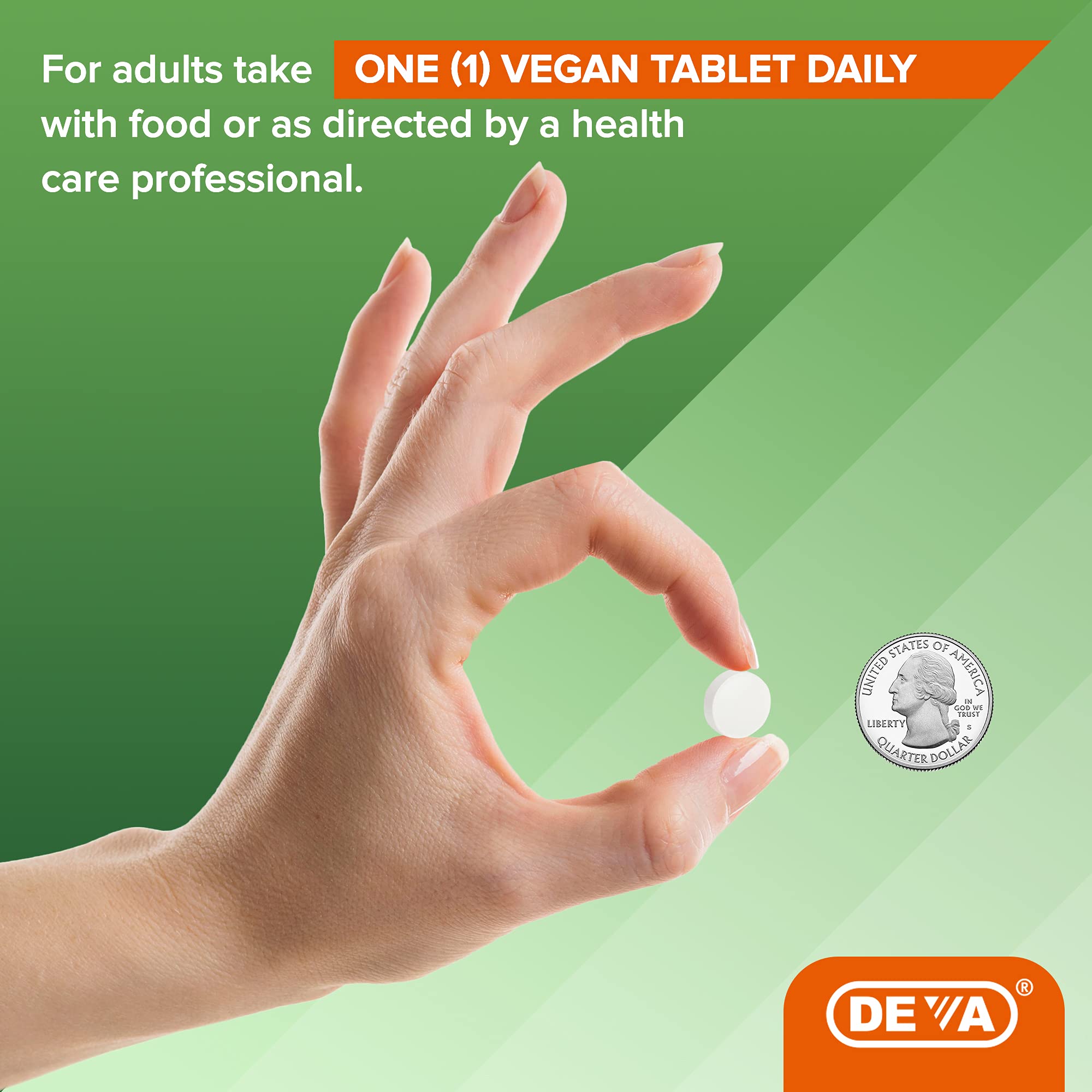 Vegan Society certification logo on DEVA product packaging