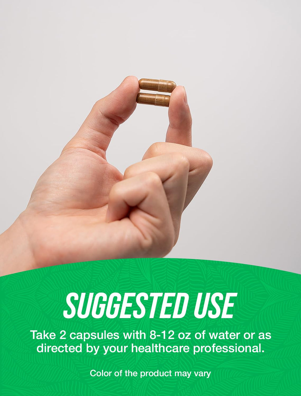 Vegan spearmint extract capsules product photo