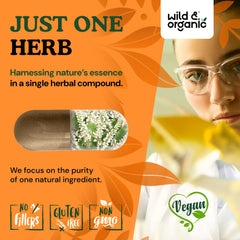 Vegan plant-based cellulose coating on black cohosh capsules