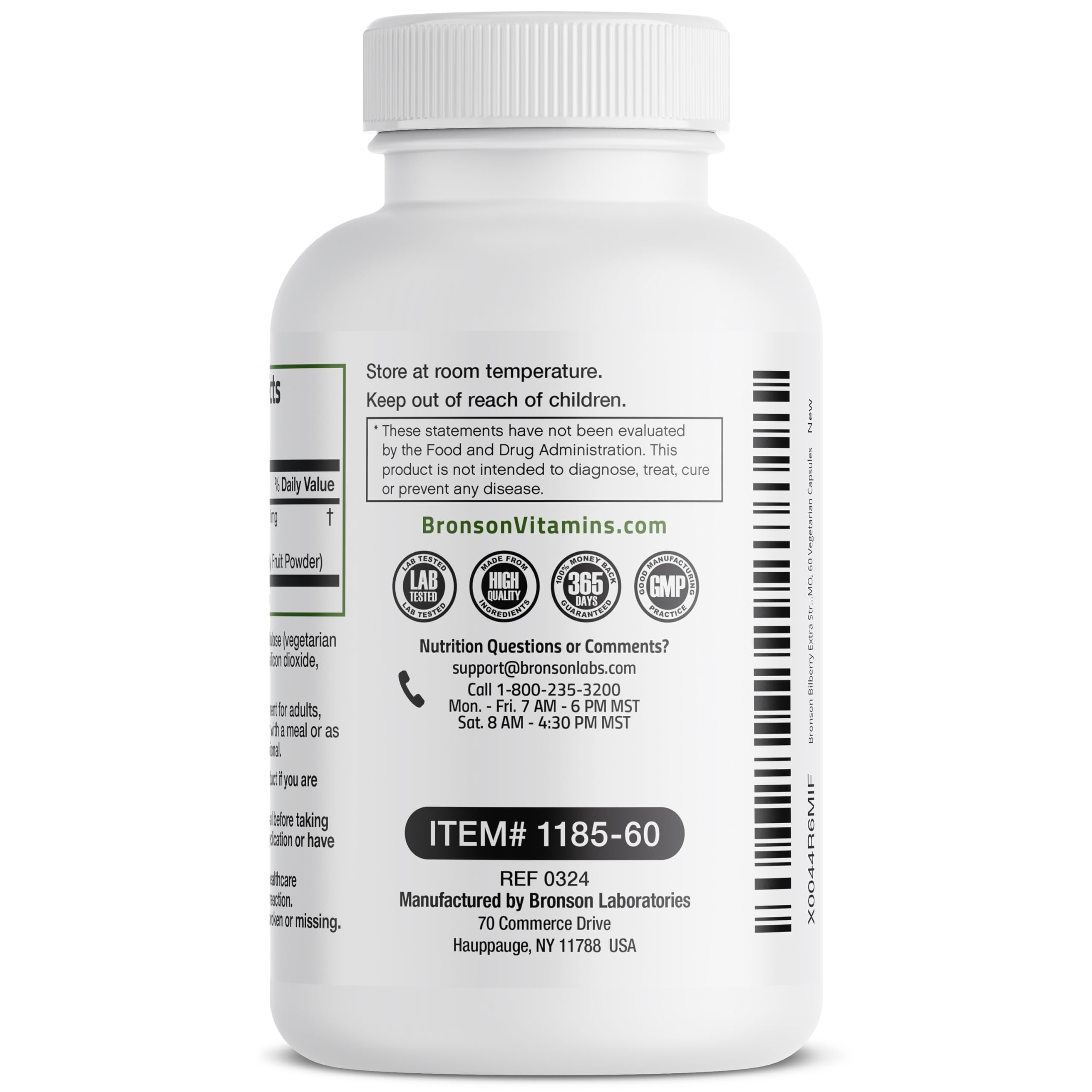 Vegan/Vegetarian friendly Bilberry supplement