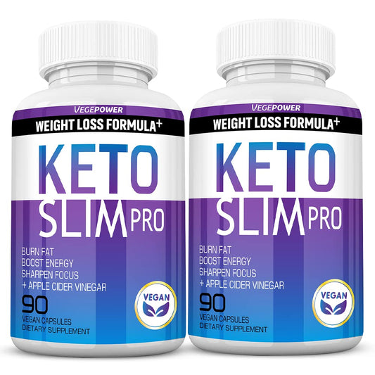 VegePower Keto Weight Loss Pills bottle – front view