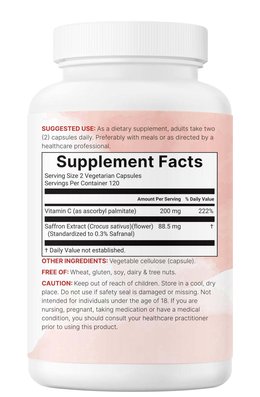 Vegetarian 240-count capsule bottle