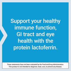 Vegetarian capsules of Life Extension Lactoferrin Caps