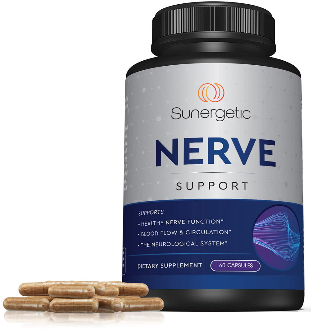 Vegetarian, gluten-free and dairy-free nerve supplement