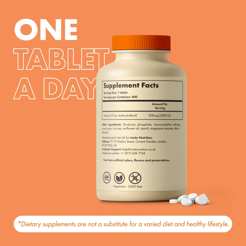 Vegetarian Vitamin D3 5000iu UK