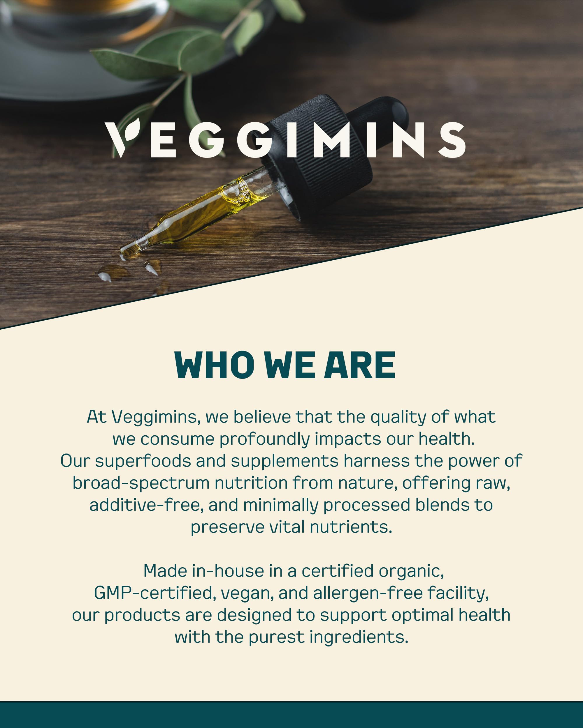 Healthy hair and glowing skin imagery associated with Veggimins