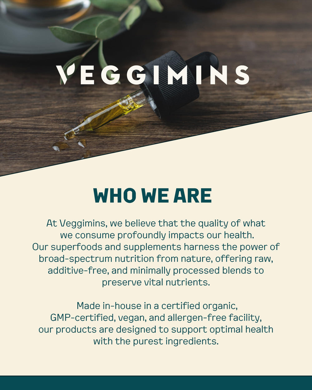 Healthy hair and glowing skin imagery associated with Veggimins