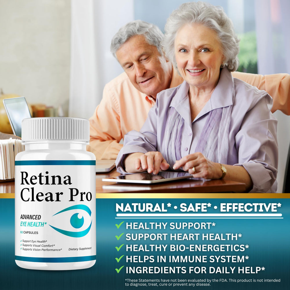 VegHerbs Retina Clear Pro pack of three bottles for ongoing eye care.