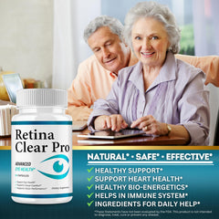 VegHerbs Retina Clear Pro pack of three bottles for ongoing eye care.