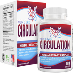 Vein and circulation supplement bottle