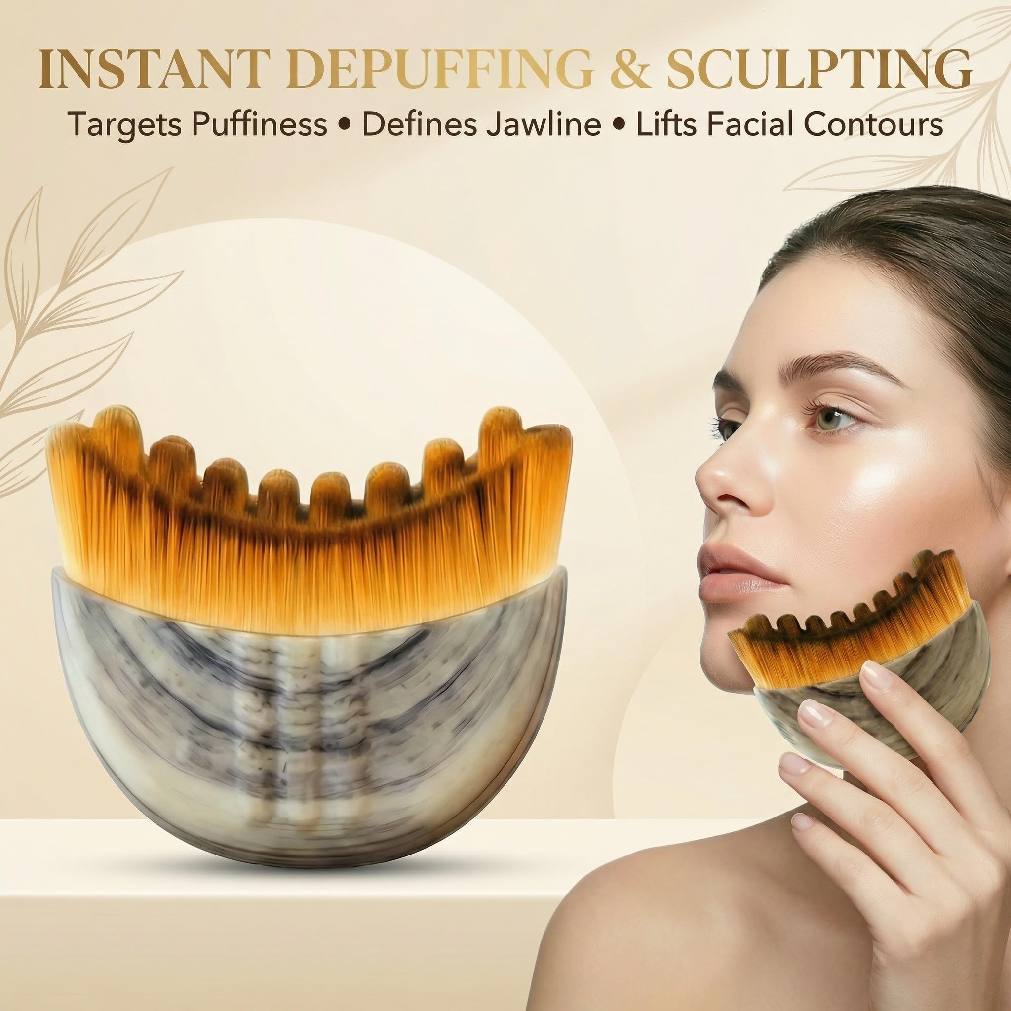 VEKDERTAGE brosse exfoliation douce visage pour peau lisse et éclatante.
