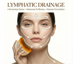 VEKDERTAGE brosse massage mandibulaire visage apaise les tensions et stimule la circulation.