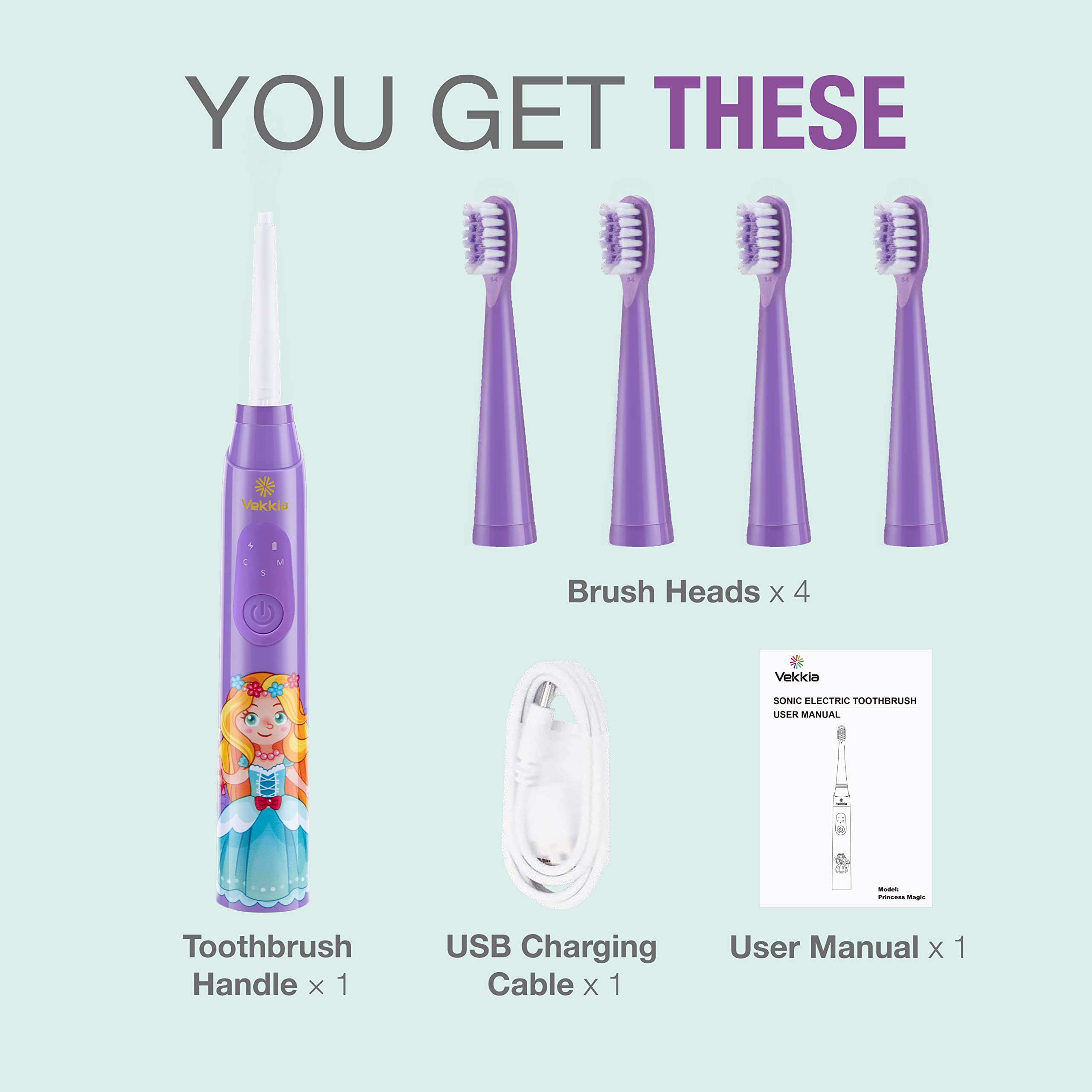 2-minute timer graphic for brushing age 5+