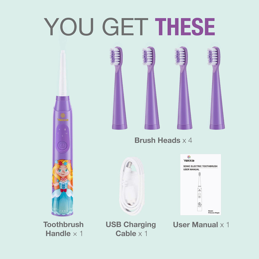 2-minute timer graphic for brushing age 5+