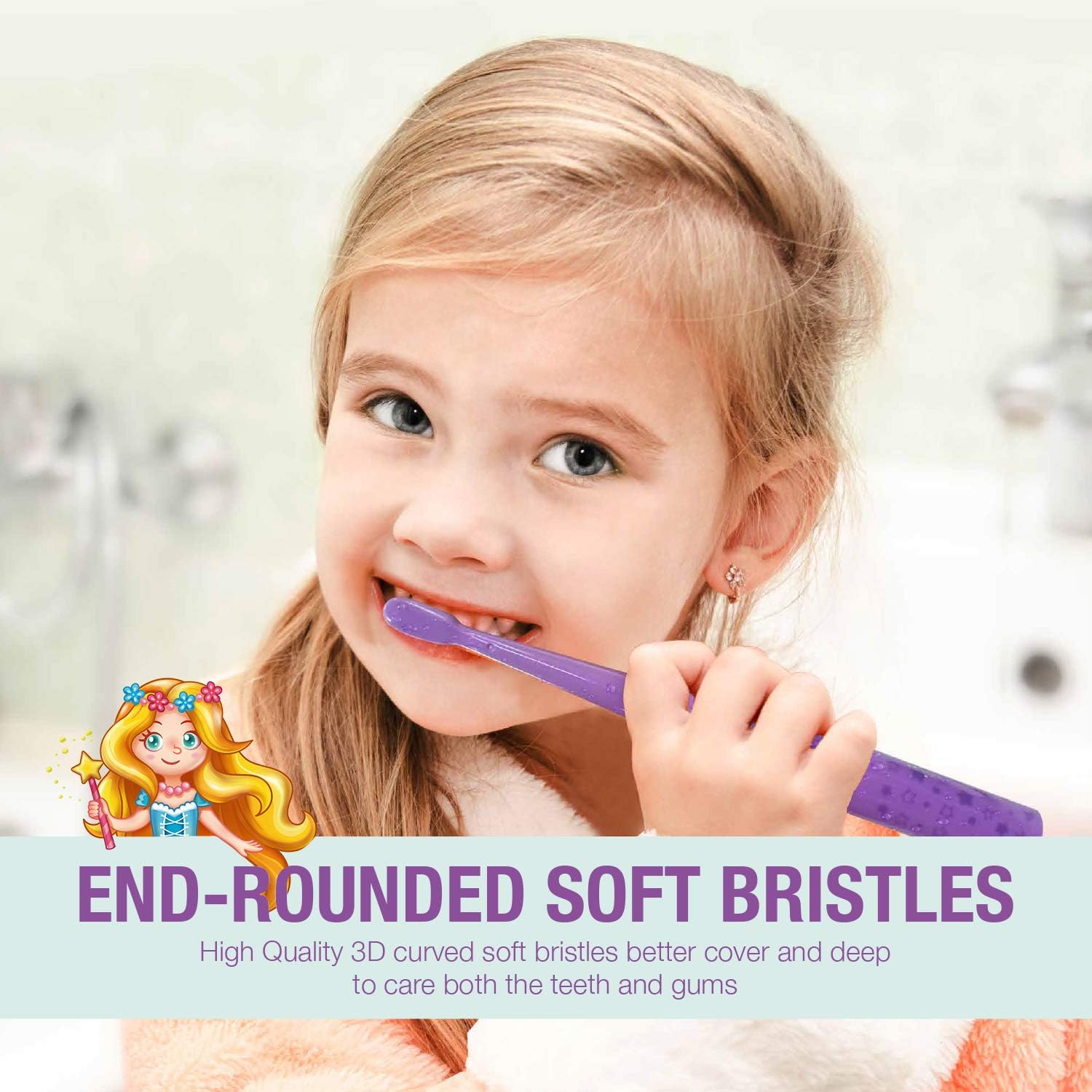 IPX7 waterproof symbol for Vekkia kids toothbrush