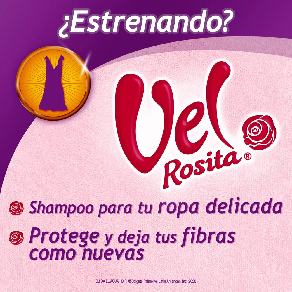 Vel Rosita Delicada packaging and bottle on white background