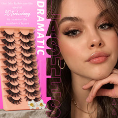 Veleasha dense fibers provide fuller appearance and defined lash line.