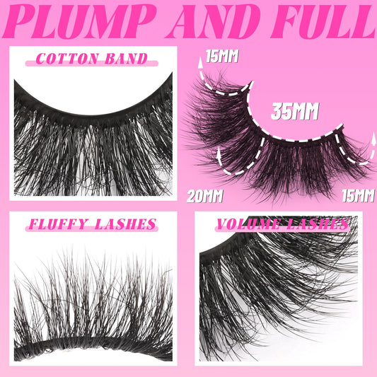 Veleasha Fluffy Lashes D Curl band close-up for easy application.