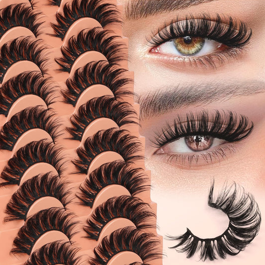 Veleasha Lashes D Curl dramatic lashes with bold volume for a striking look