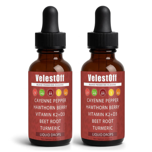 Velestoff Cayenne Pepper Drops bottle front view