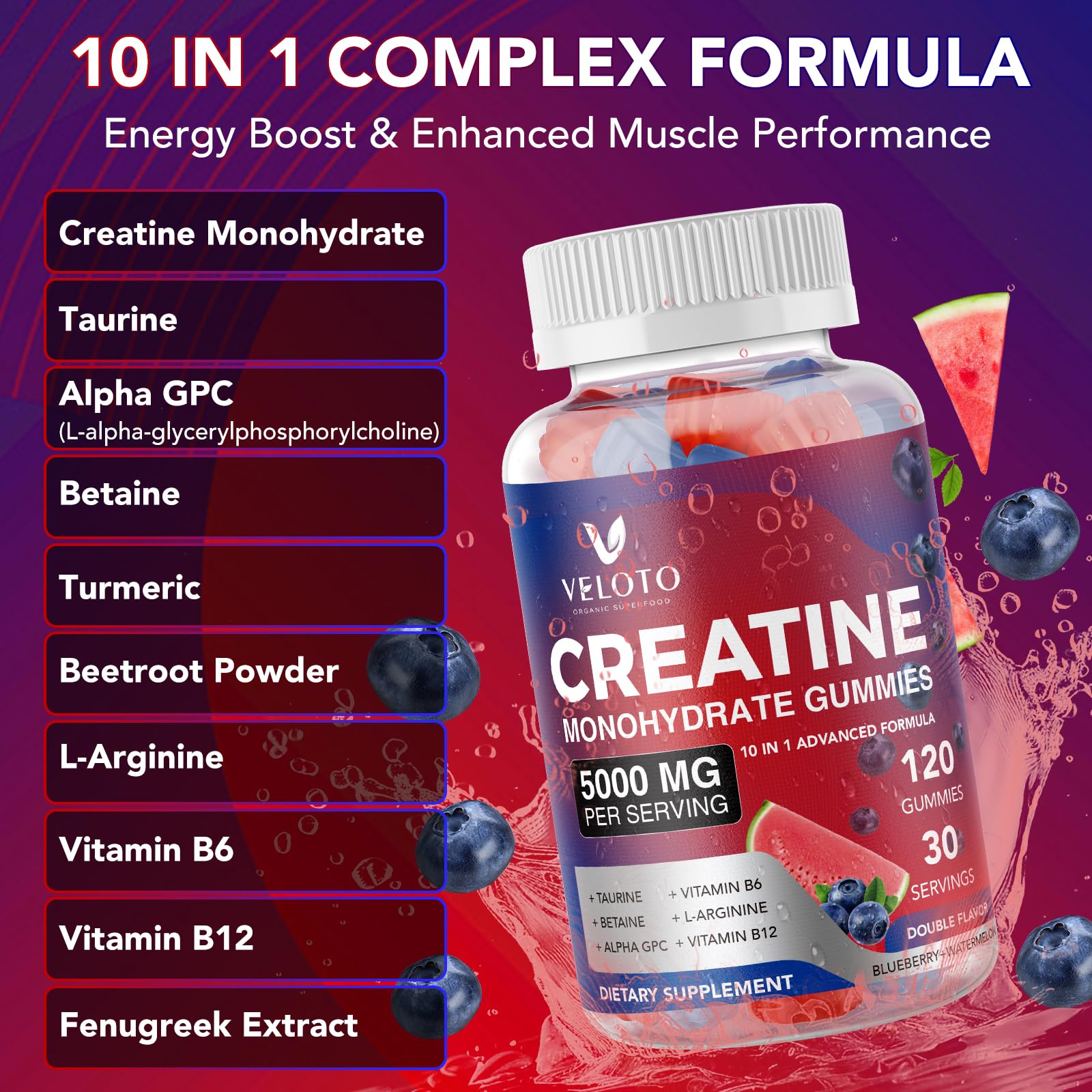 Ingredients and nutrition label