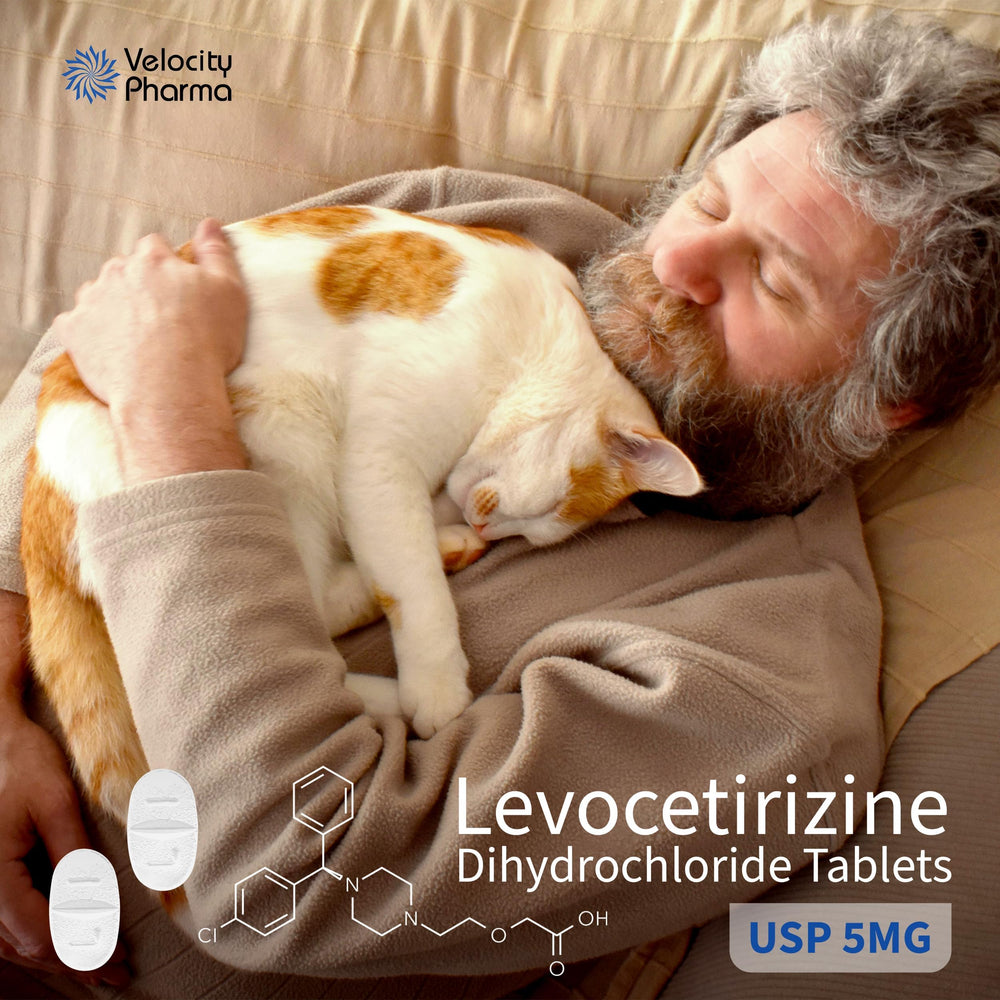 Emballage Velocity Pharma USP Tablets avec fiches d’informations utiles.