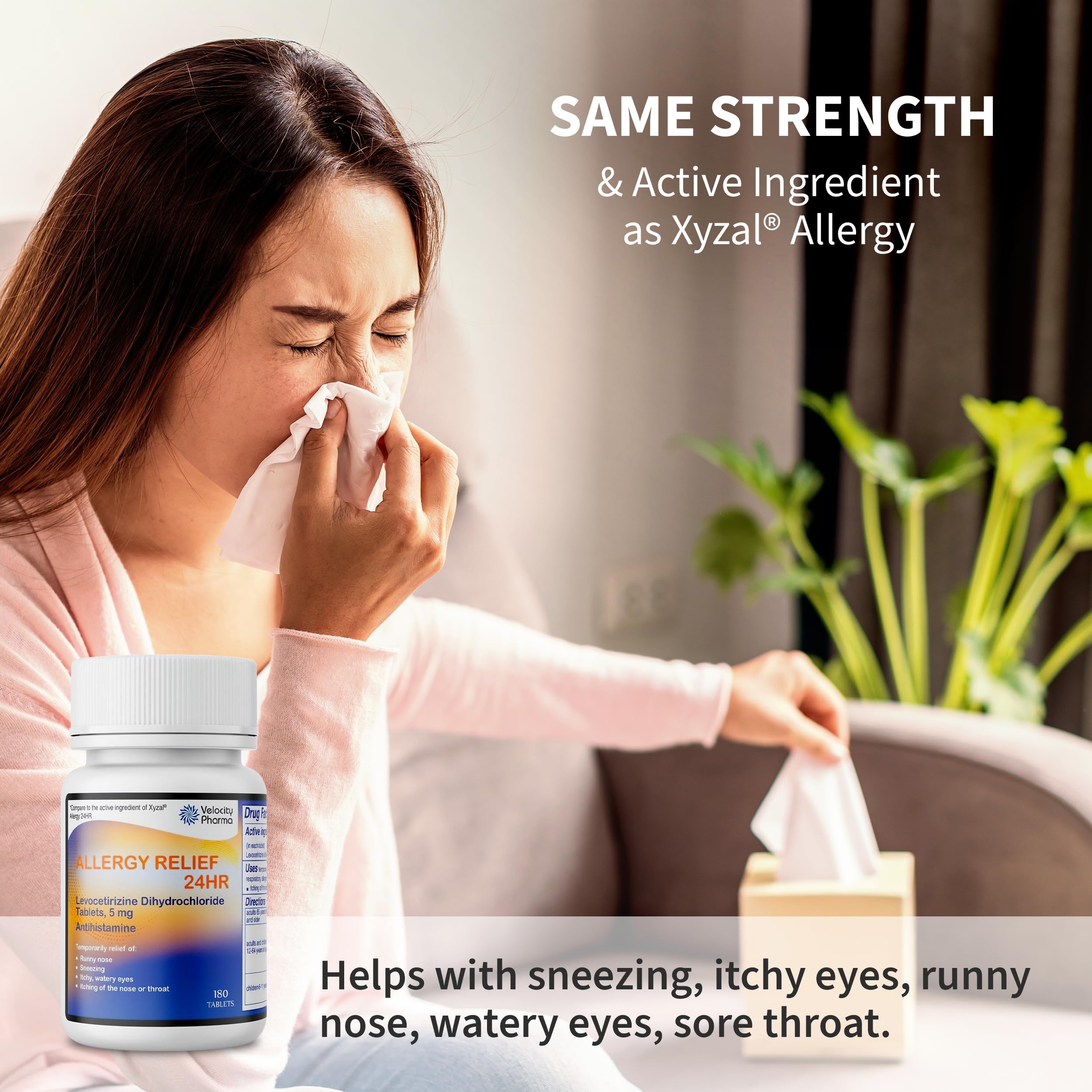 Paquet Velocity Pharma USP Tablets : 180 comprimés pour un approvisionnement durable.