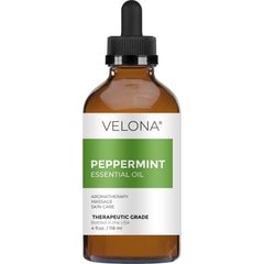 Peppermint essential oil being used in an aromatherapy diffuser