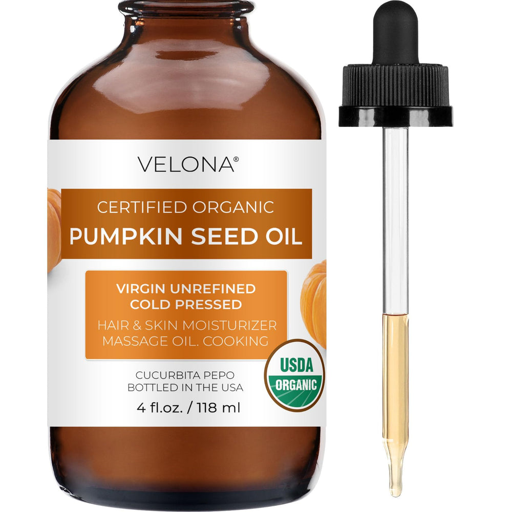 Velona Pumpkin Seed Oil bottle for cooking and skincare