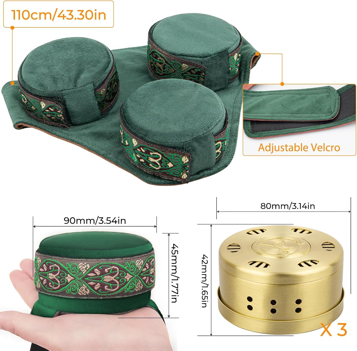 Copper tank moxibustion tool for neck and shoulders