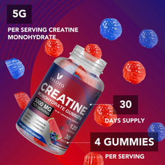 120-count bottle of VELOTO Creatine Gummies