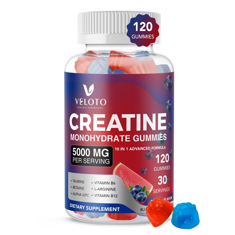 VELOTO Creatine Gummies front label