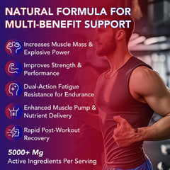 VELOTO Creatine Gummies jar back label with nutrition