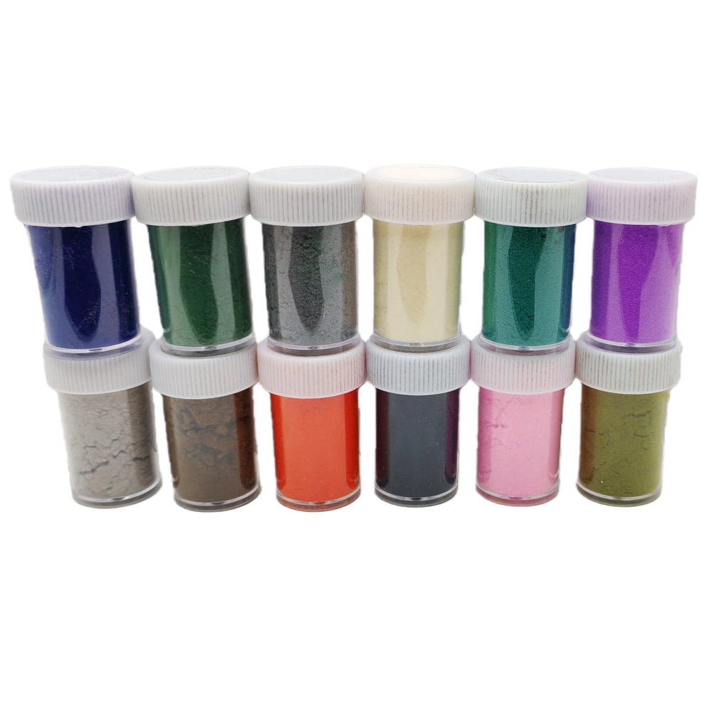 Compact jars ideal for on-the-go nail art sessions.