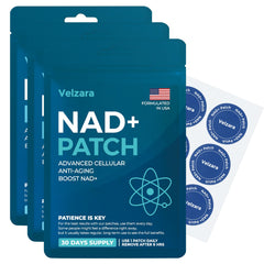 Front view of Velzara NAD+ Patches